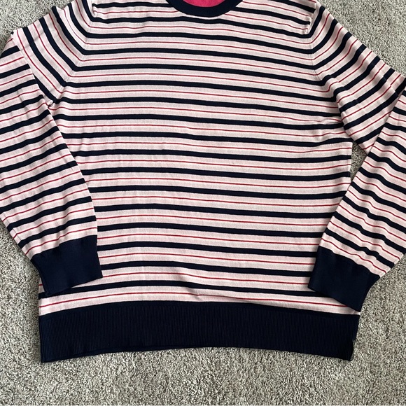 Scotch &Soda Cotton Wool Blend Striped knitted Sweater Pullover XXL BlackPink - Picture 3 of 16